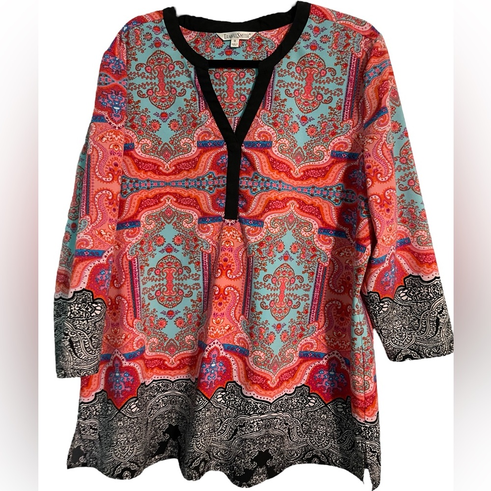 Travel Smith 1X V Neck Top